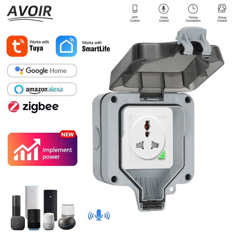 Smart Garden Outdoor - Avoir Wifi Smart Socket IP66 Waterproof