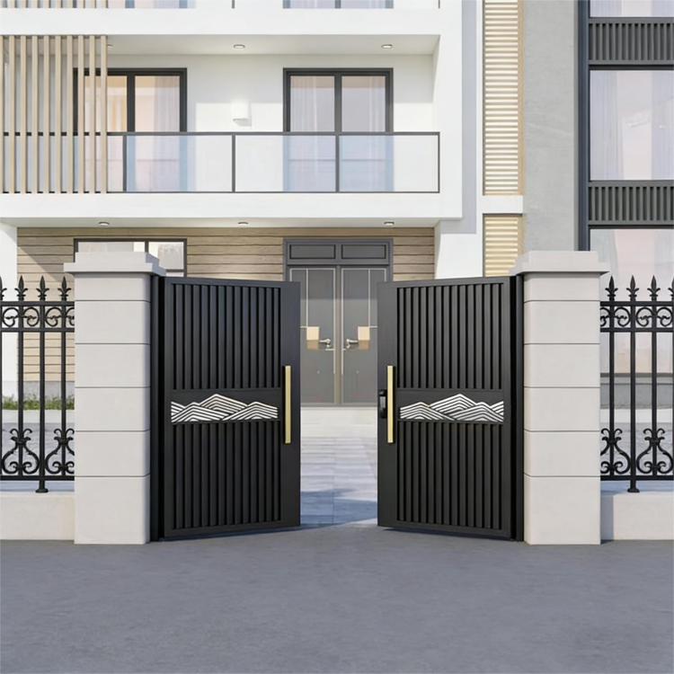 Smart Garden Gate - Aluminum Double Gate Automatic Smart Lock
