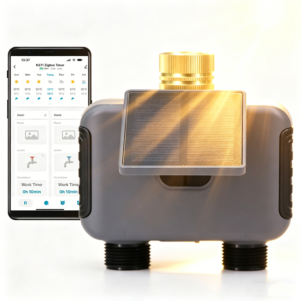 Tuay Smart Solar 2-Zone Wateri - Smart Garden Tap review and price