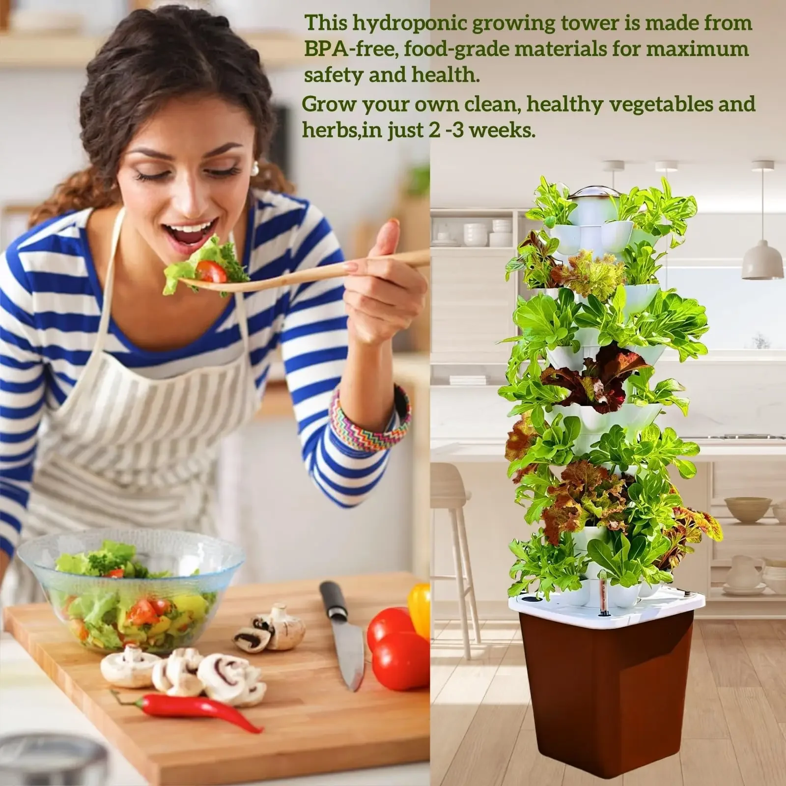 Smart Vertical Hydroponic Gard - Smart Pod Garden review and price