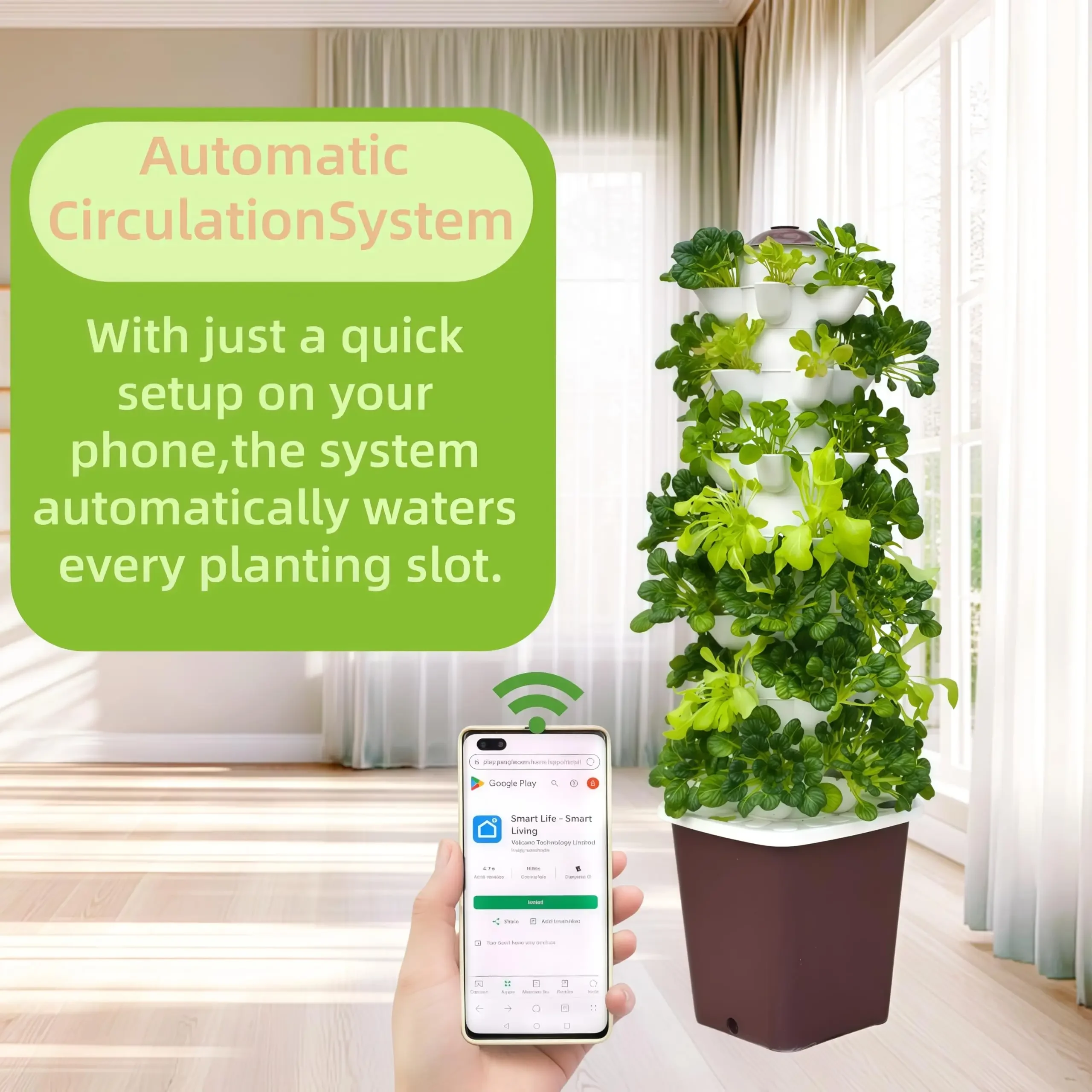 Smart Vertical Hydroponic Gard - Smart Pod Garden review and price