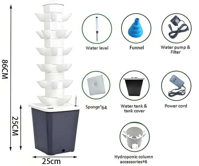 Vertical Hydroponic Garden Sys - Smart Pod Garden review and price