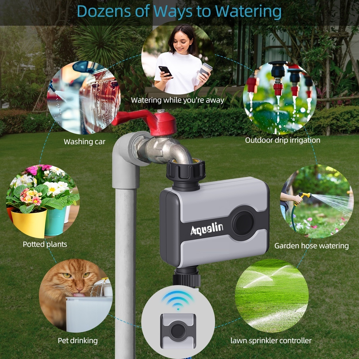 Aqualin WiFi Water Timer Tuya  - Smart Garden At Home review and price