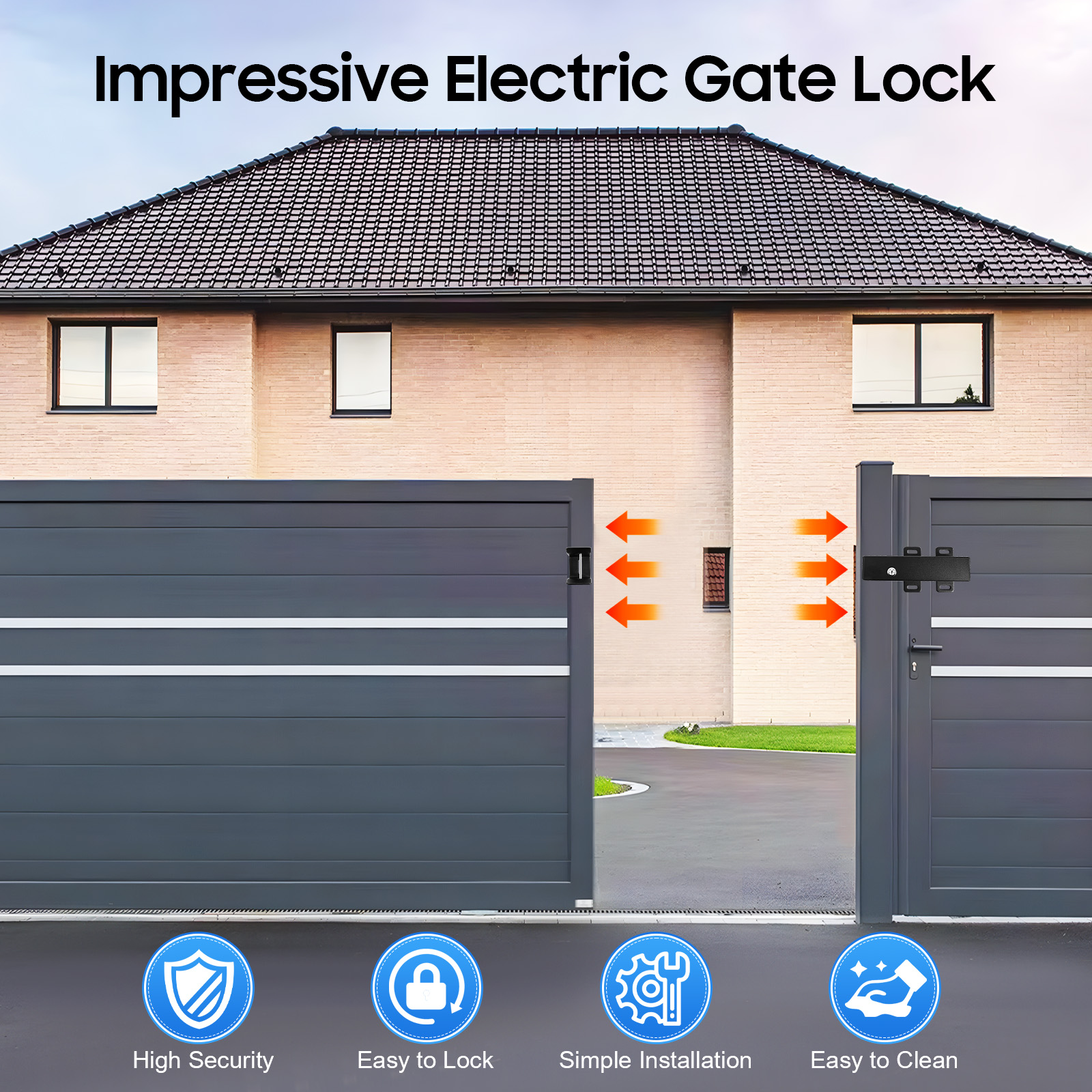 24V 60W Electric Gate Lock, IP - Smart Garden Gate review and price