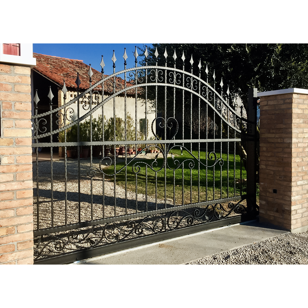 Luxury Electric Wrought Iron S - Smart Garden Gate review and price
