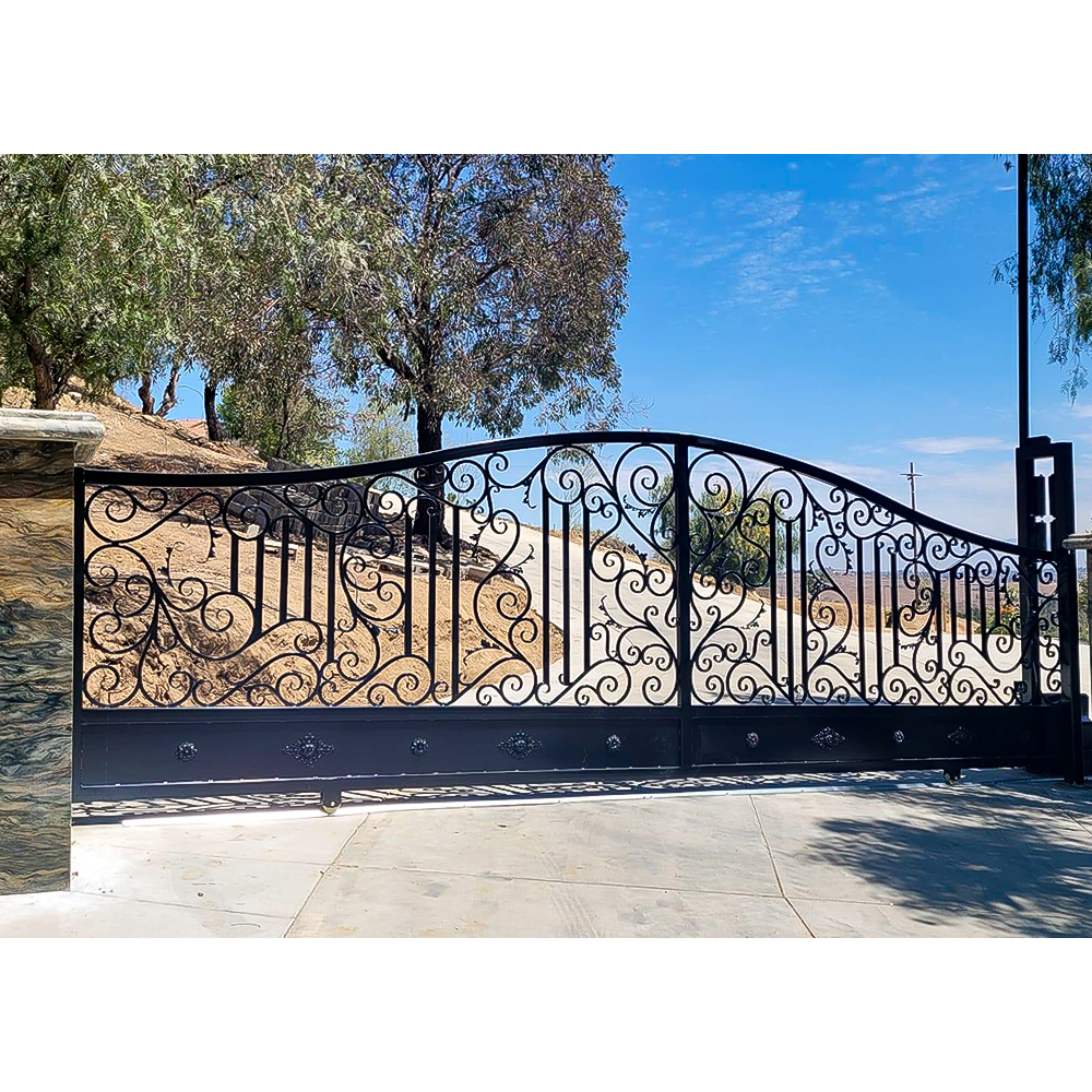Luxury Electric Wrought Iron S - Smart Garden Gate review and price