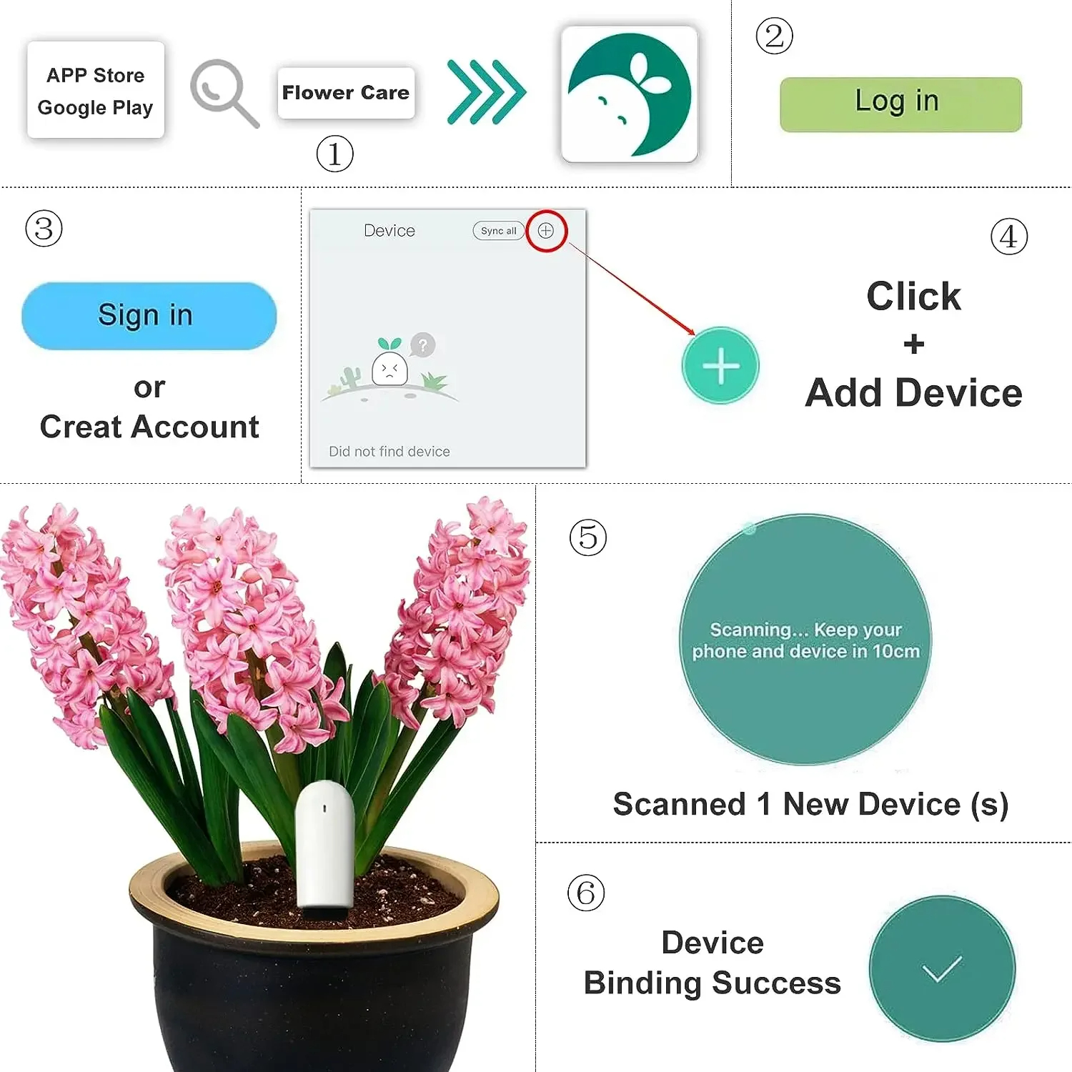 For Xiaomi Mijia HHCC Smart Fl - Smart Garden Products review and price