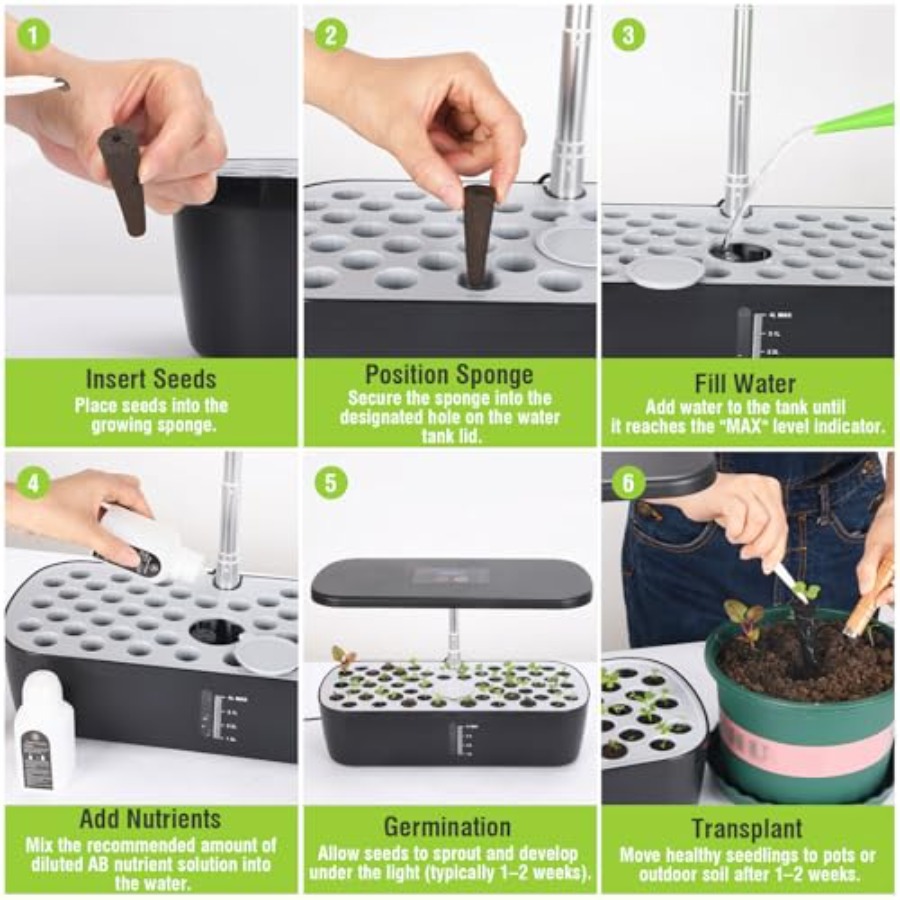 52 Pods Hydroponics Growing Sy - Smart Pod Garden review and price