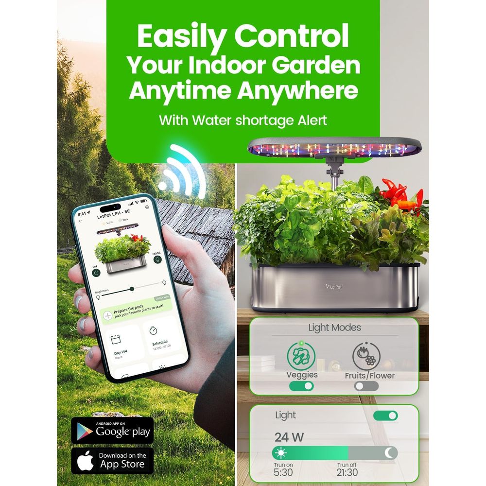 12-Pod Hydroponic Herb Garden  - Smart Pod Garden review and price