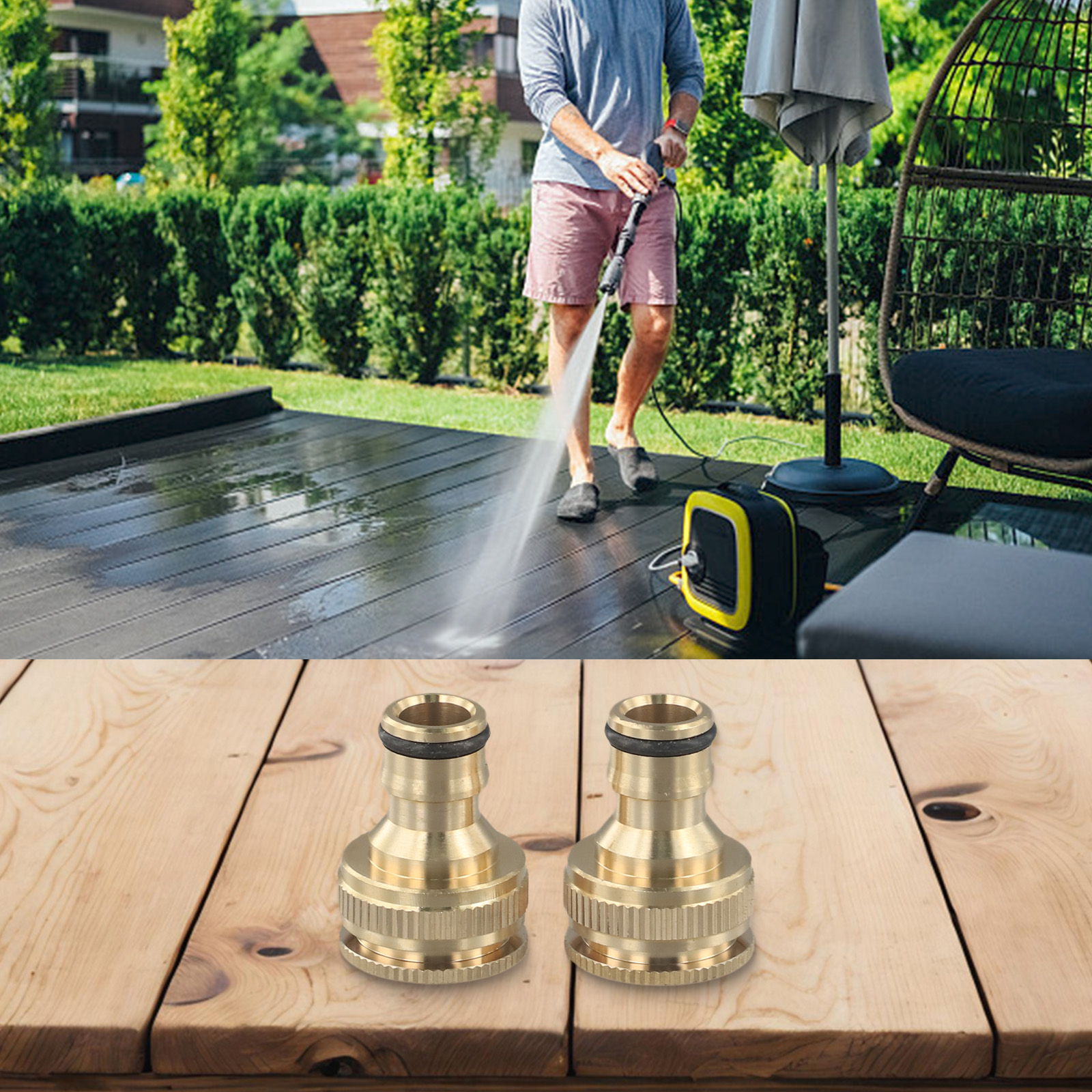 Brass Faucet Tap Connector Mix - Smart Garden Tap review and price