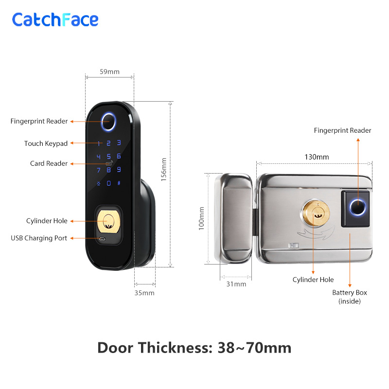 Electronic Door Lock DOUBLE SI - Smart Garden Gate review and price