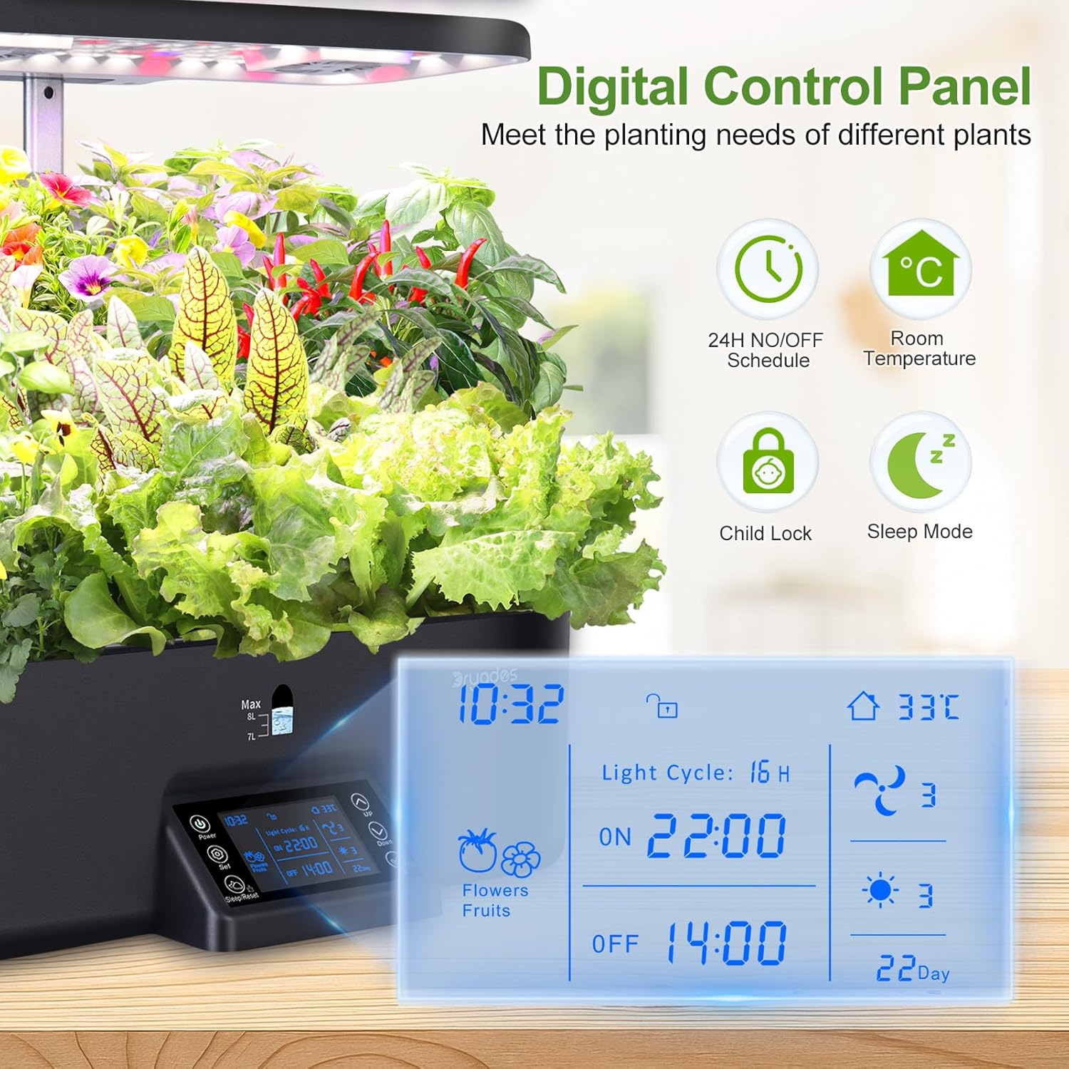 17 Pods Hydroponic Growing Sys - Smart Pod Garden review and price