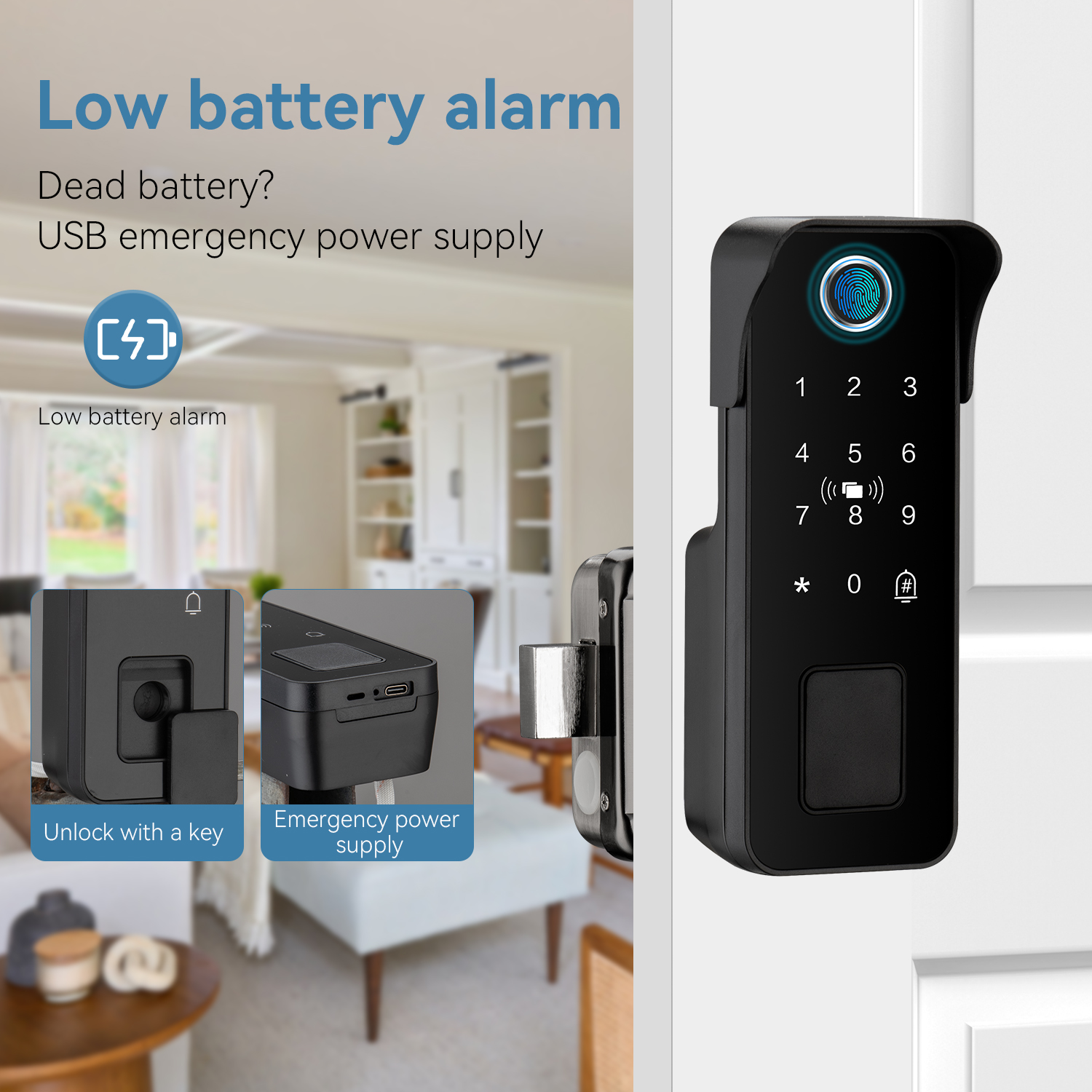 Waterproof Smart Door Lock Fin - Smart Garden Outdoor review and price