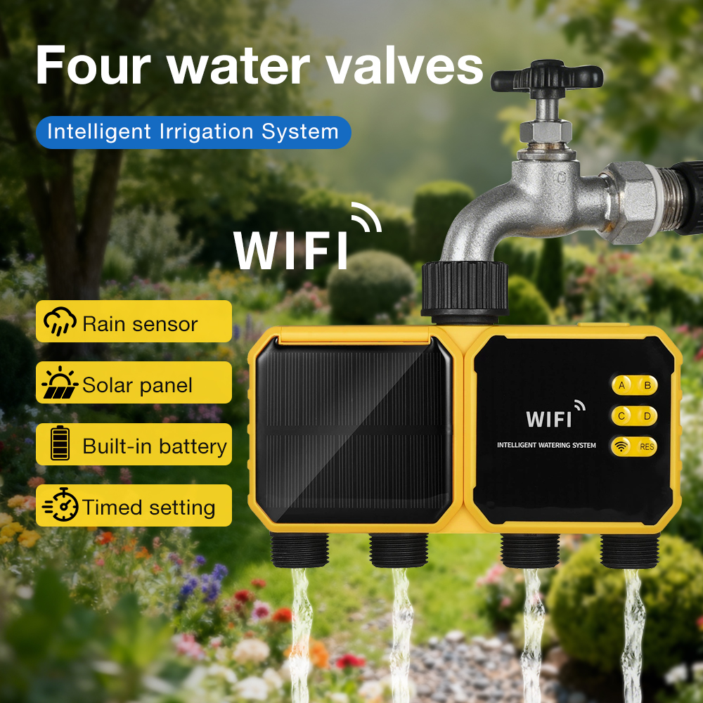 WiFi Solar Irrigation Timer 1/ - Smart Garden At Home review and price