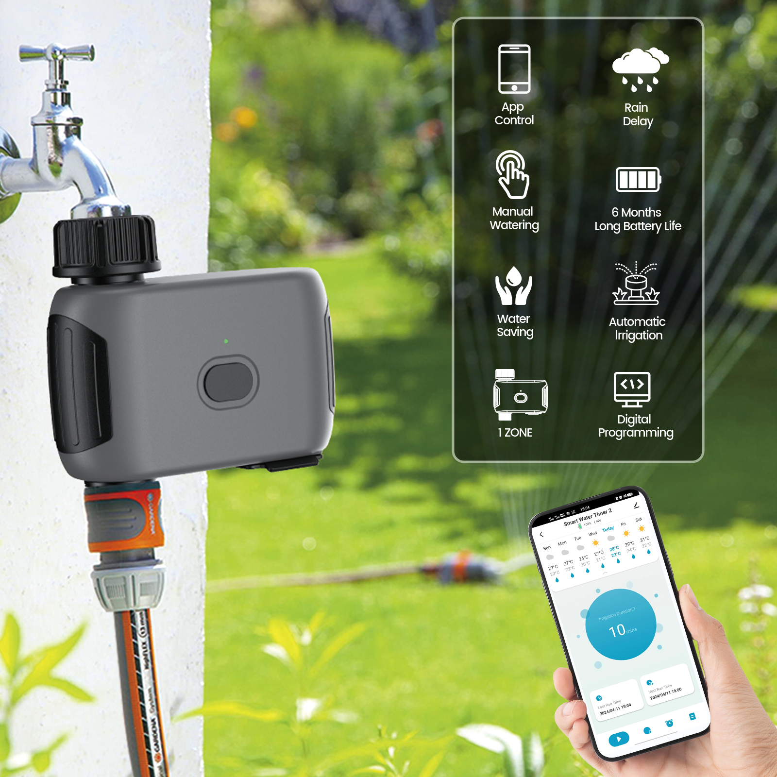 Insoma Wifi Sprinkler Timer Au - Smart Garden Tap review and price