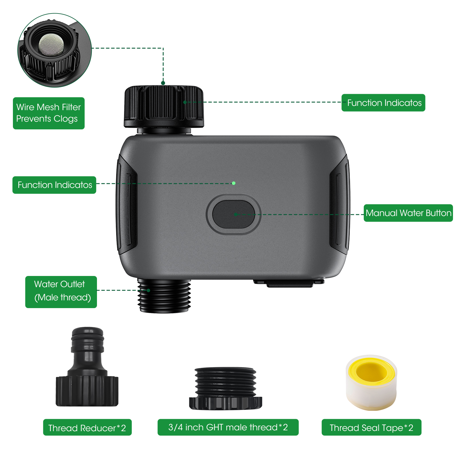 Insoma Wifi Sprinkler Timer Au - Smart Garden Tap review and price