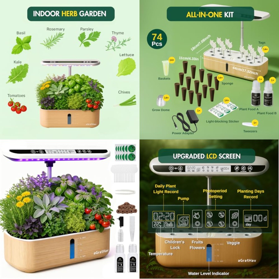 Hydroponics Growing System Kit - Smart Pod Garden review and price